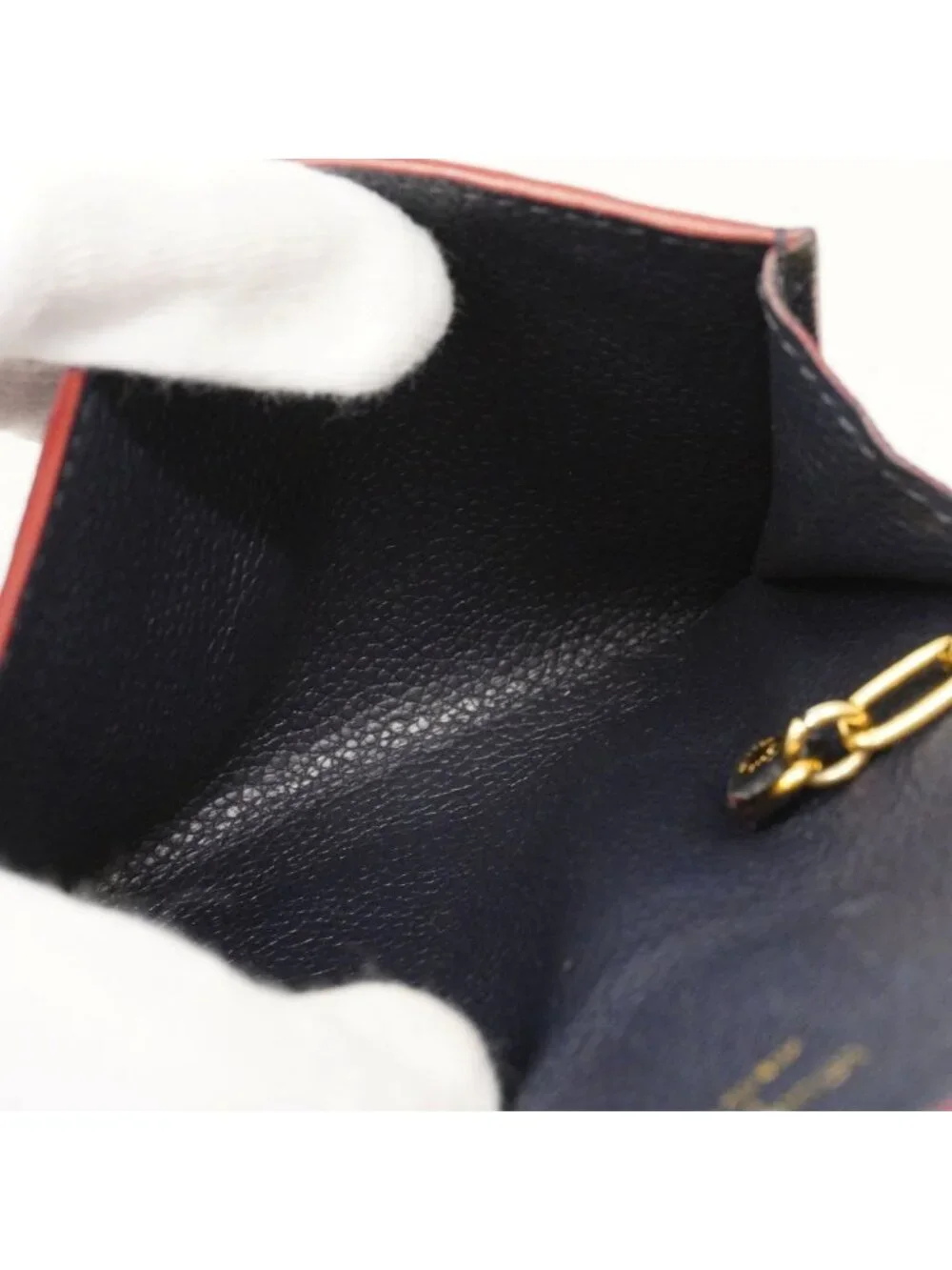 Louis Vuitton Coin Case Monogram Empreinte Pochette Cles Marine